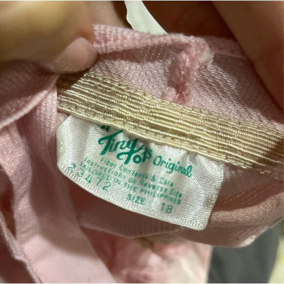 Tiny Tots Original Vintage 18 month Pink Overall - Picture 4 of 4